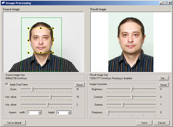 ID photo in Asure ID software