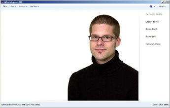 ID photo in ID Flow software