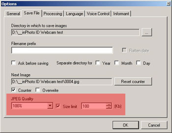 Webcam control software update
