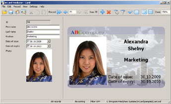 ID photo in inCard software